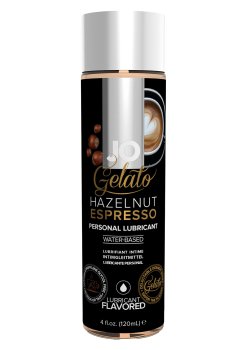 Lubrikační gel System JO Gelato Oříškové espresso – Lubrikační gely s příchutí