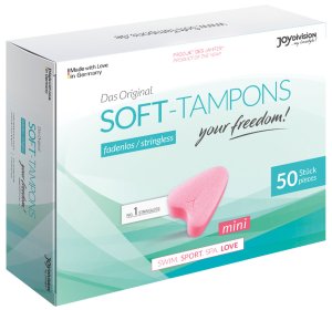 Menstruační houbičky Soft-Tampons MINI, 50 ks – Menstruační houbičky (tampony)