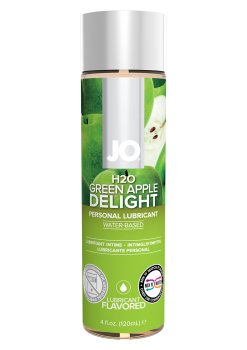 Lubrikační gel System JO H2O Zelené jablko – Lubrikační gely s příchutí