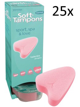 Menstruační houbičky Soft-Tampons NORMAL, 25 ks (2 ks zdarma) – Menstruační houbičky (tampony)