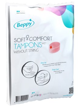 Menstruační houbičky Beppy WET - vlhčené, 10 ks – Menstruační houbičky (tampony)