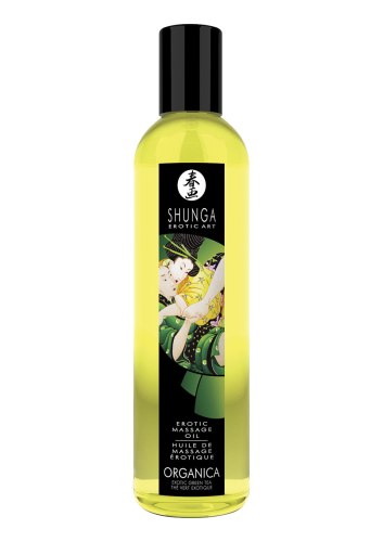 BIO Erotický masážní olej Green Tea Organica