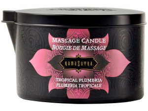 Masážní olejová svíčka Ignite Tropical Plumeria – Svíčky pro uvolňující i erotickou masáž