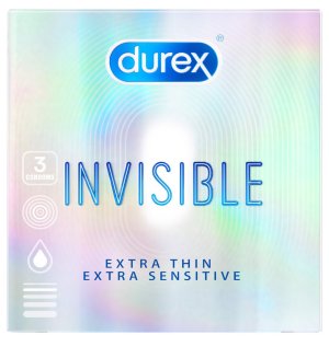 Kondomy Durex Invisible Extra Thin Extra Sensitive – Tenké a ultra tenké kondomy