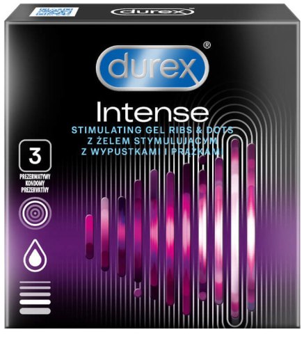 Kondomy s vroubky a výstupky: Kondomy Durex Intense