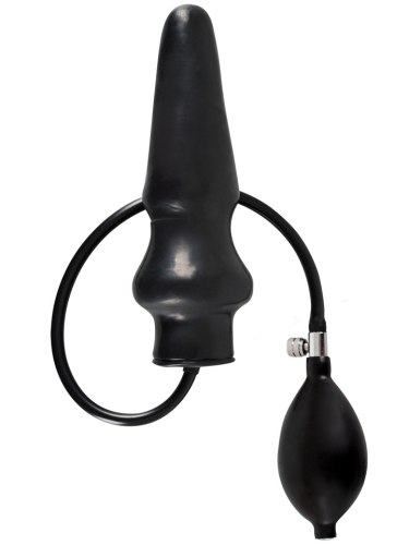 Erotické pomůcky z latexu: Nafukovací latexový anální kolík, velký