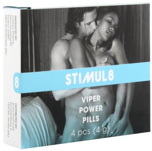 Stimul8 - tablety na posílení mužského libida Viper Power Pills – Afrodiziaka pro muže