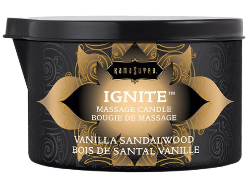 Svíčky pro uvolňující i erotickou masáž: Masážní olejová svíčka Ignite Vanilla Sandalwood
