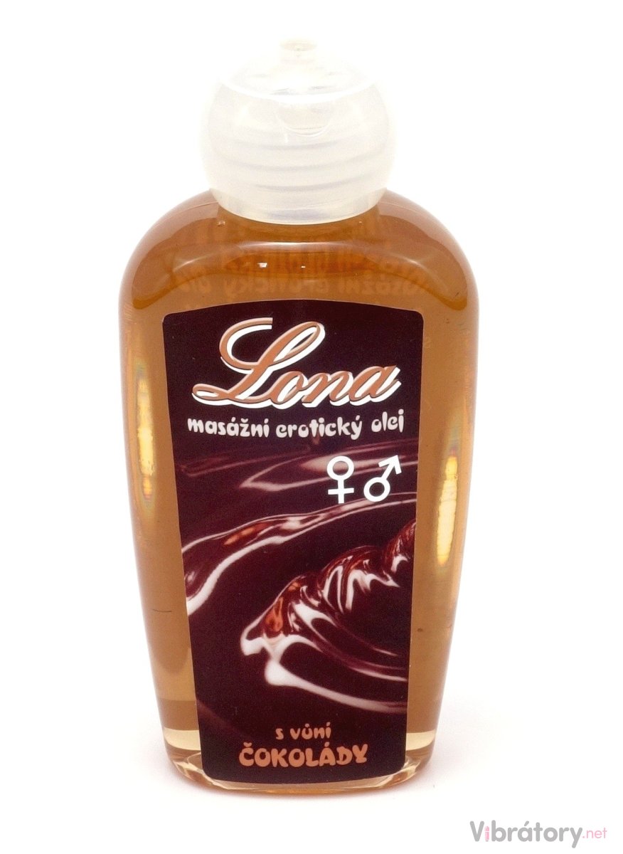 Masážní olej LONA s vůní čokolády, 130 ml