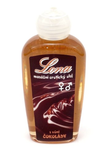 Erotické masážní oleje a emulze: Masážní olej LONA s vůní čokolády