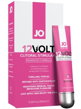 Stimulační gel na klitoris System JO 12Volt – Stimulační krémy a gely na penis, klitoris, bod G i bradavky