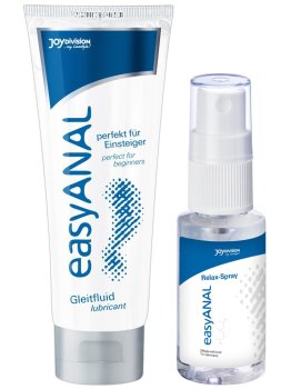 Anální lubrikační gel + relaxační sprej easyANAL – Anální lubrikační gely