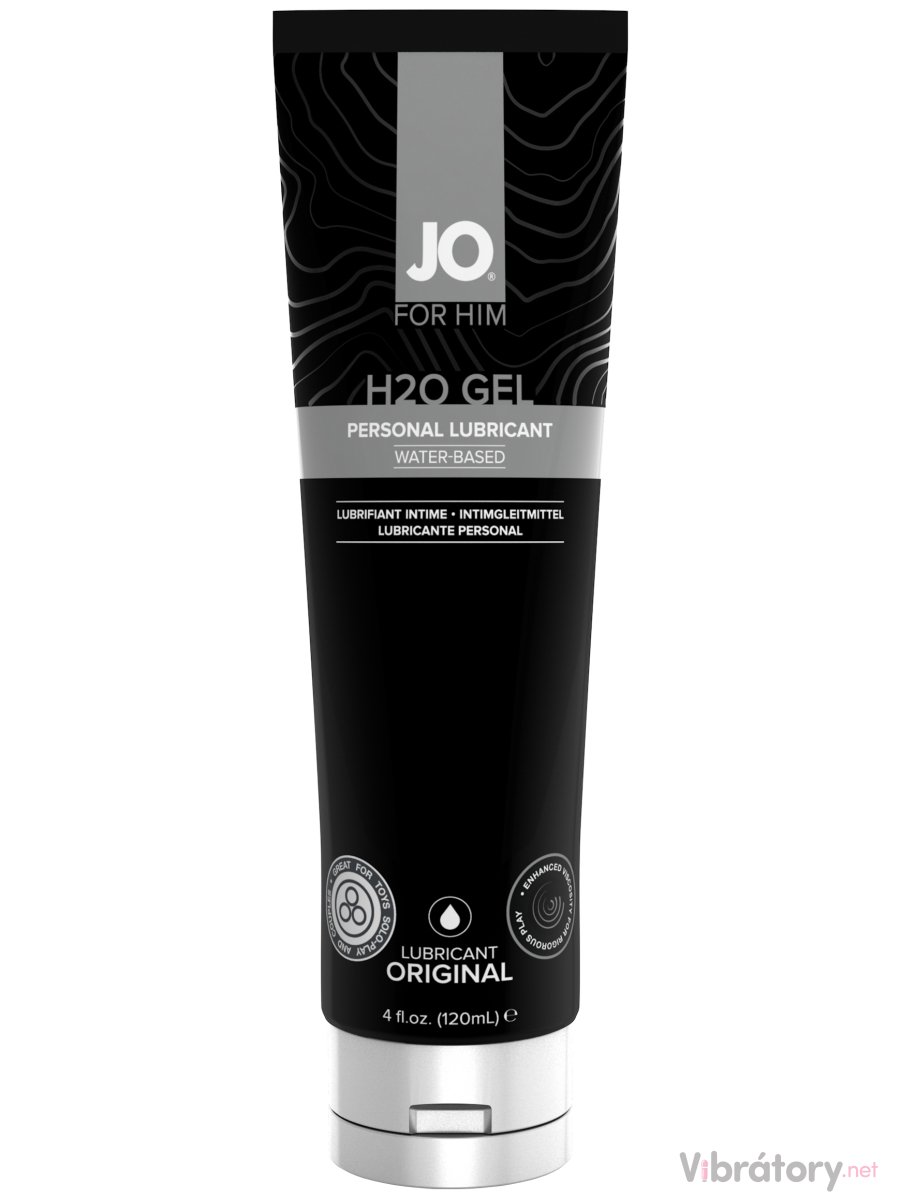 Masturbační a lubrikační gel System JO H2O For Him, 120 ml