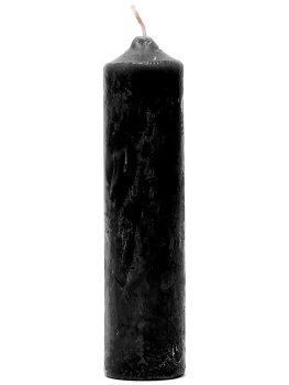 S/M parafínová svíčka Rimba - černá – Svíčky na BDSM hrátky