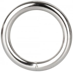 Kovový erekční kroužek Silver Ring – Nevibrační erekční kroužky