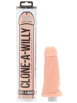 Odlitek penisu Clone-A-Willy Light Skin Tone - vibrátor – Odlitky penisu