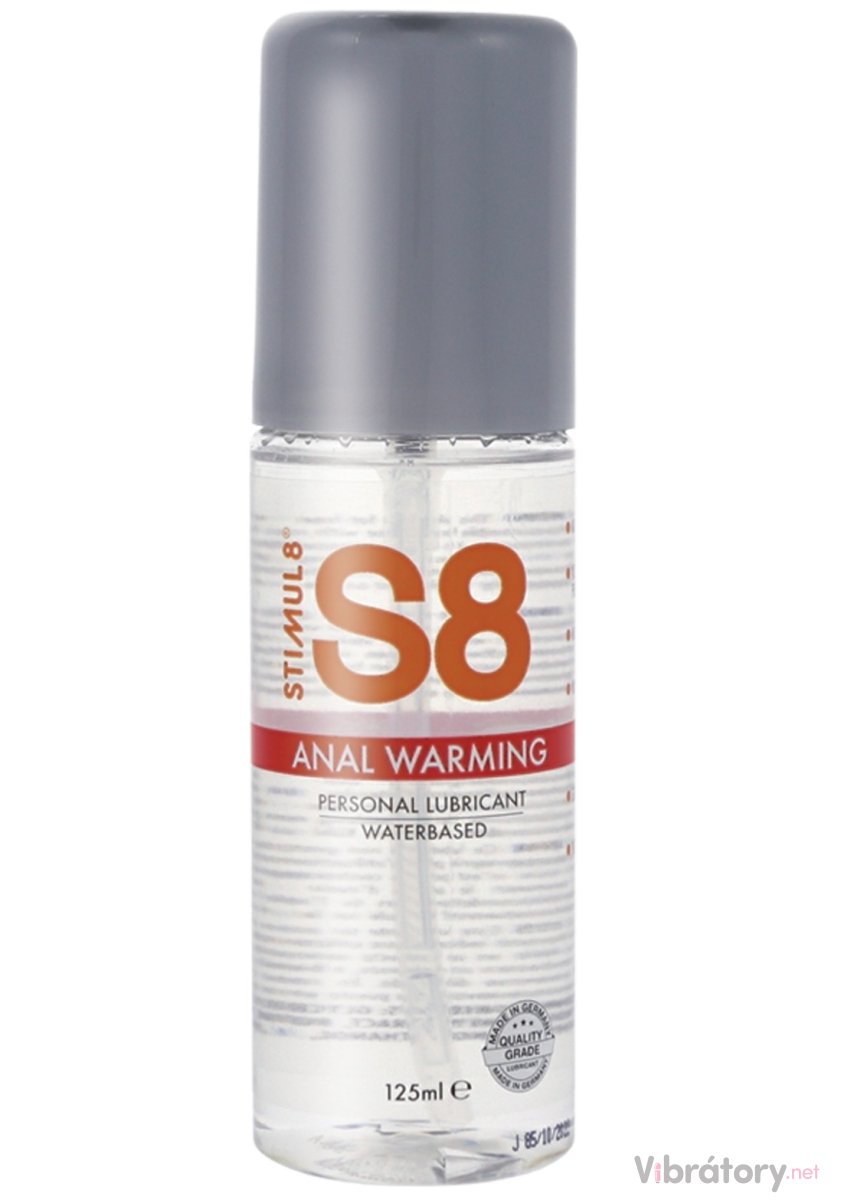 Anální lubrikační gel S8 Anal Warming - hřejivý, 125 ml