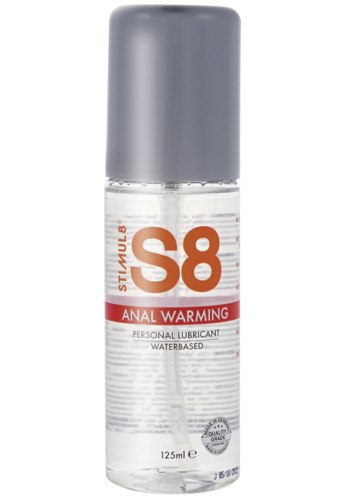 Lubrikační gely na vodní bázi: Anální lubrikační gel S8 Anal Warming - hřejivý