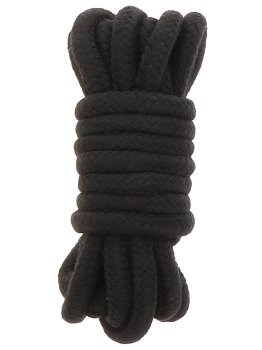 Lano na bondage Hidden Desire, 3 m (černé) – Bondage lana na vzrušující svazování
