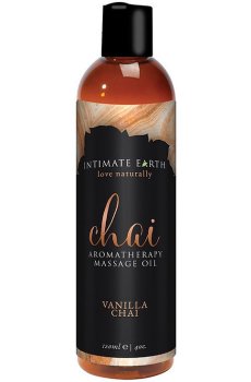 Masážní olej Intimate Earth Chai – Erotické masážní oleje a emulze