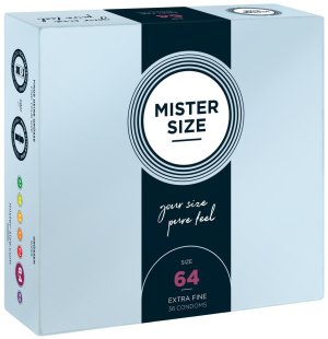 Kondomy MISTER SIZE 64 mm, 36 ks – Akční a výhodné balíčky kondomů