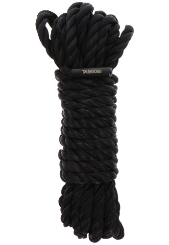 Bondage lana na vzrušující svazování: Lano Taboom, 5 m (černé)