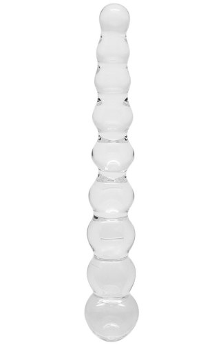 Skleněná dilda: Oboustranné skleněné dildo Sensual Glass Gina