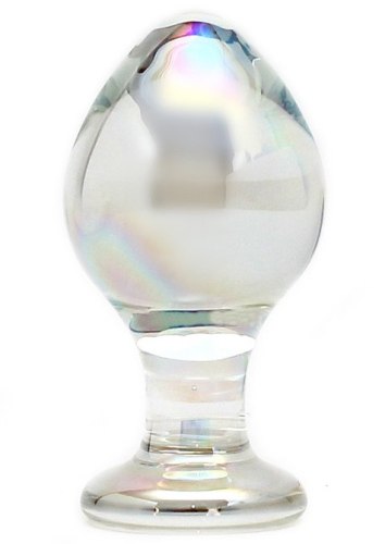 Klasické anální kolíky: Skleněný anální kolík Sensual Glass Zelda