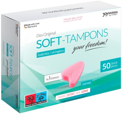 Menstruační houbičky (tampony): Menstruační houbičky Soft-Tampons NORMAL, 50 ks