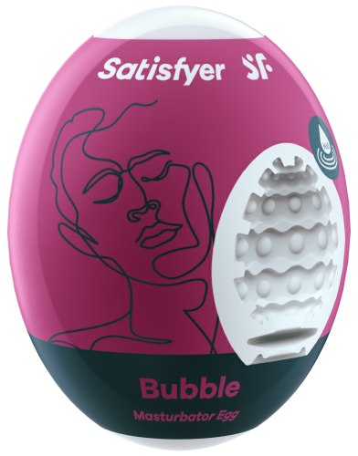 Masturbátory bez vibrací (honítka): Masturbační vajíčko Satisfyer Bubble