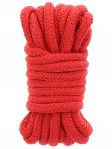Bondage lana na vzrušující svazování: Lano na bondage Hidden Desire, 5 m (červené)