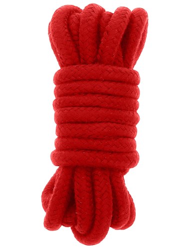 Bondage lana na vzrušující svazování: Lano na bondage Hidden Desire, 3 m (červené)