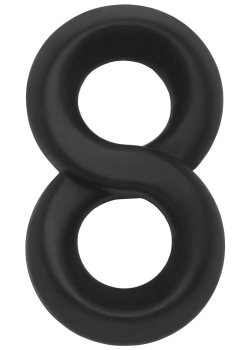 Dvojitý silikonový erekční kroužek Jock – Nevibrační erekční kroužky