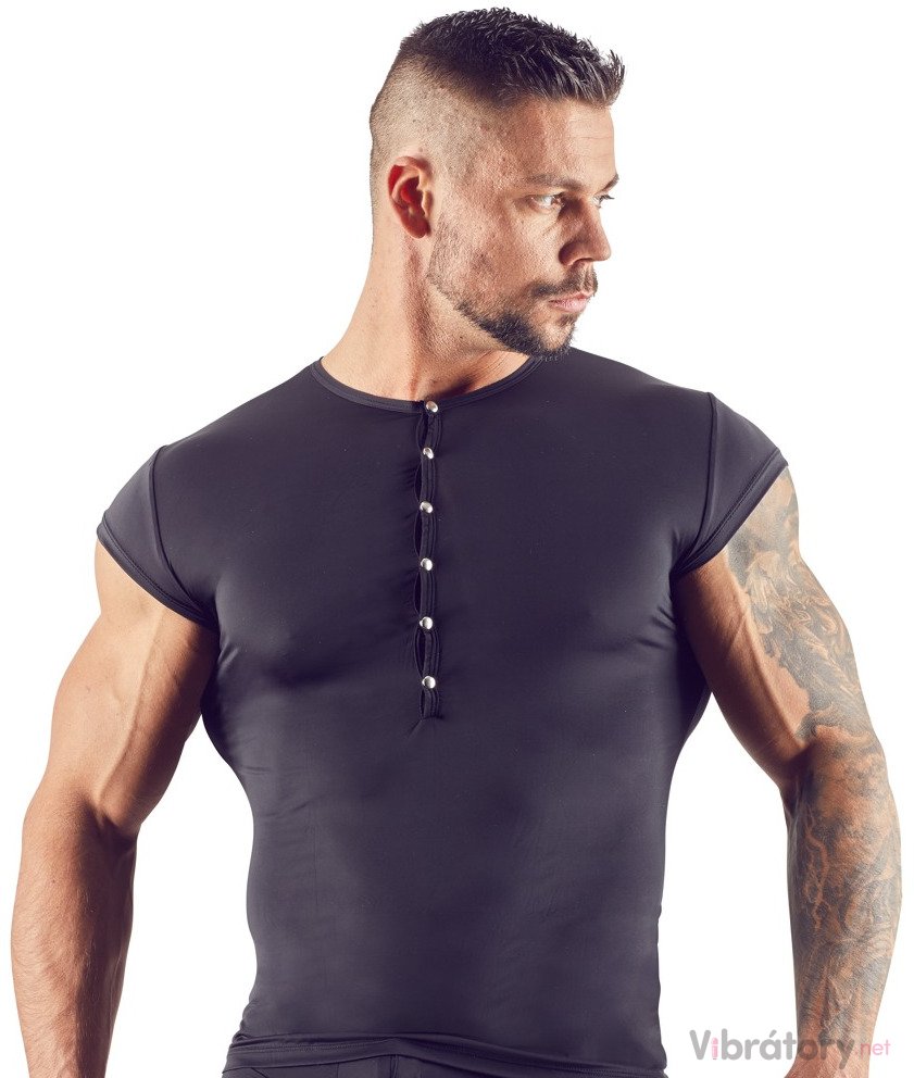 Svenjoyment Pánské triko s krátkými rukávy a druky Svenjoyment, XL