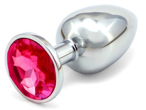 Anální šperky: Anální kolík se šperkem, tmavě růžový