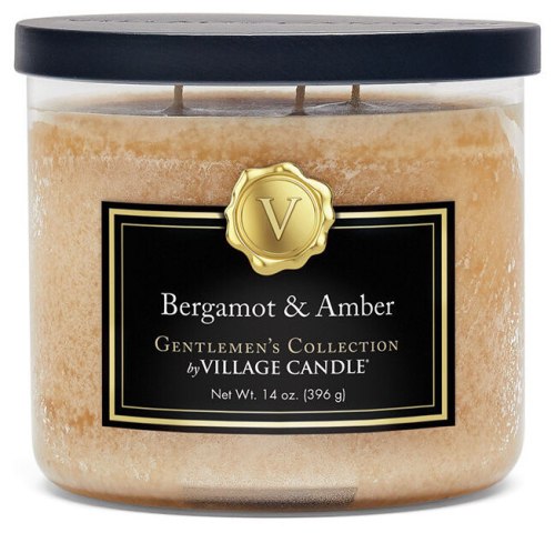 Vonné svíčky: Vonná svíčka Village Candle – bergamot a ambra