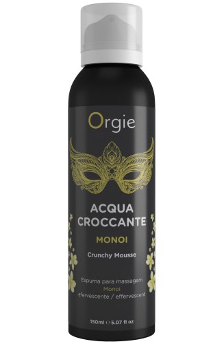 Masážní gely: Šumivá masážní pěna Orgie Acqua Croccante – vonný olej Monoi