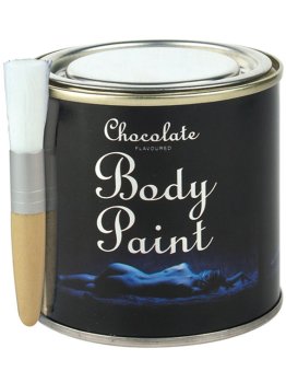 Čokoládový bodypainting v plechovce – Bodypainting, malování na tělo