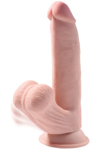 Realistická dilda: Realistické dildo s volnými varlaty Triple Density Cock 8"