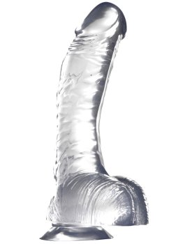 Dildo LUXY ClearStone, 20 cm – Realistická dilda