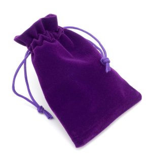 Dárkový sametový pytlík - fialový, 9x12 cm – Dárkové krabičky a tašky