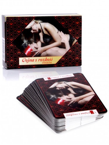 Vzrušující erotické hry: Erotické karty - Vojna s rozkoší