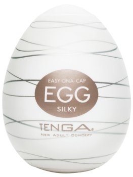 Masturbátor TENGA Egg Silky – Masturbátory a honítka TENGA
