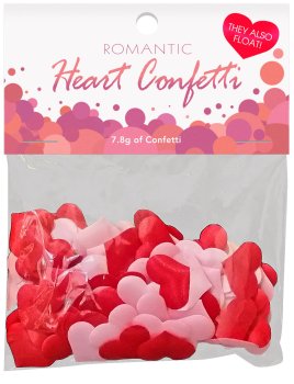 Konfety ve tvaru srdíček Romantic Heart Confetti – Zábavné a sexy doplňky na párty a oslavy všeho druhu