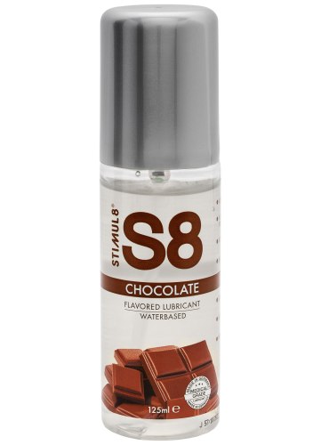 Lubrikační gely s příchutí: Ochucený lubrikační gel S8 Chocolate – čokoláda