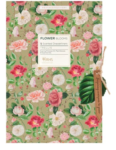 Bytové parfémy: Parfémovaný papír Heathcote & Ivory – květiny, 5 archů