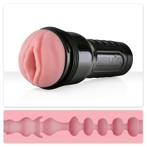 Umělá vagina Fleshlight Pink Lady Mini-Lotus – Umělé vaginy a přesné odlitky pornohereček Fleshlight