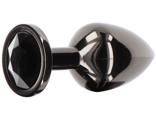 Anální šperky: Luxusní anální kolík se šperkem Taboom Small, černý