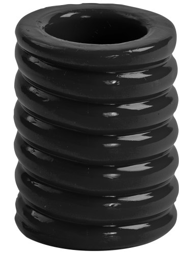 Nevibrační erekční kroužky: Erekční kroužek TitanMen Cock Cage Black, černý