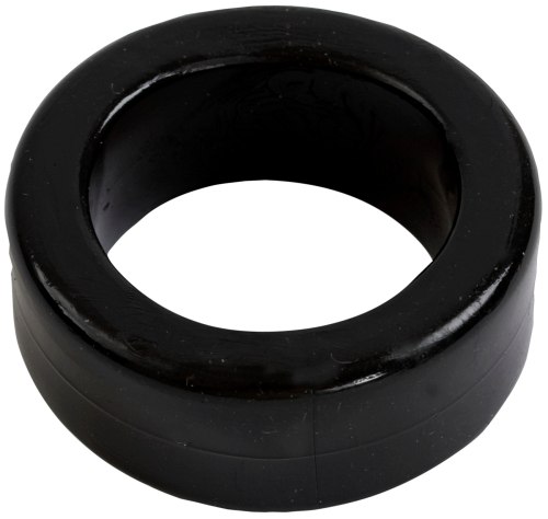 Nevibrační erekční kroužky: Široký erekční kroužek TitanMen Cock Ring, černý